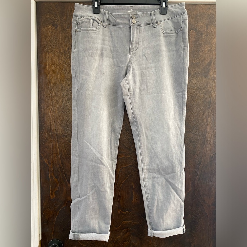 Soho light grey boyfriend jeans